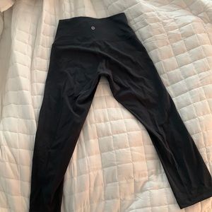 Lululemon grey crop leggings